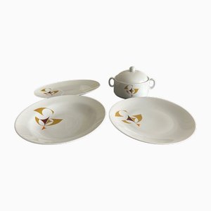Vintage Porcelain Dishes, 1970, Set of 4