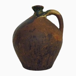 Water Pitcher in Glazed Green Sandstone