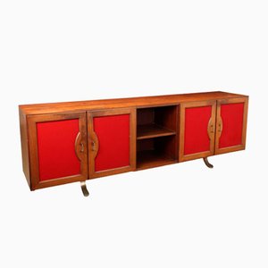 Vintage Red Sideboard, 1960s