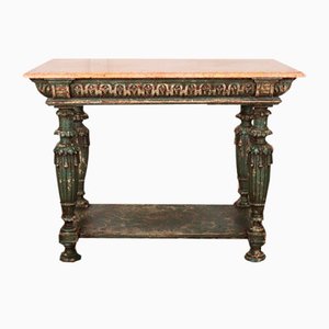 French Marble Top Pastry Table