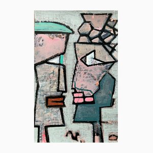 Daiga Freimane, Kiss, If You Kiss Her Mind, Her Border Will Follow, Mixed Media
