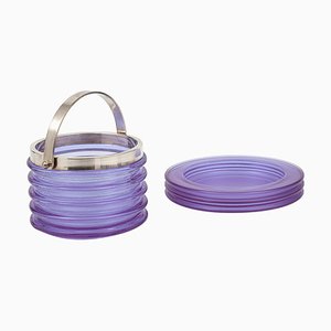 ce Bucket and Vide Poche attributed to Sergio Asti, 1970s, Set of 2