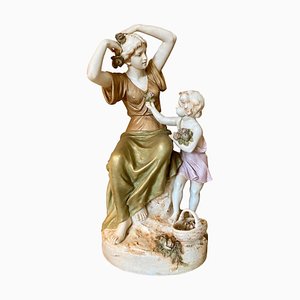 Grupo de porcelana bohemia de Royal Dux, siglo XX