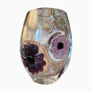 Jugendstil Coppelia Kristallvase von Daum France, 20. Jahrhundert