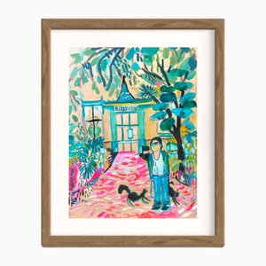 Alice de Miramon, La porte bleue, Mixed Media