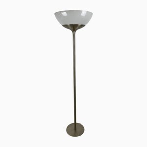 Lampada da terra Aminta in vetro e acciaio di Emma Schweinberger per Artemide, anni '70