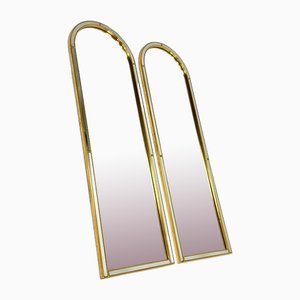 Miroir en Laiton de Deknudt, Belgique, 1970s, Set de 2