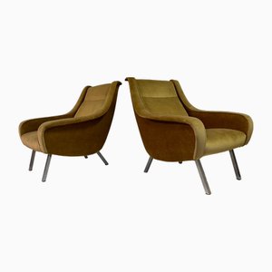 Belgian Armchairs, 1960s, Set of 2