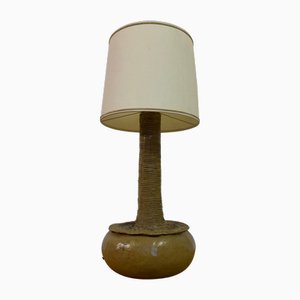 Brutalistische Tischlampe aus Keramik, Ende 20. Jh., 1970er