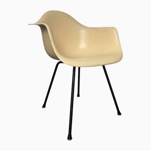 Dax Chair Fiberglass on X-Base by Charles & Ray Eames for Herman Miller, 1960s