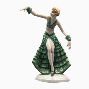 Art Deco Porcelain Dancer from Fasold & S Tauch