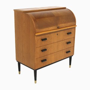 Segretario scandinavo in teak, Svezia, 1950