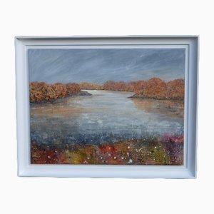 Penny Rumble, Herbstschatten, Ölgemälde, 2024