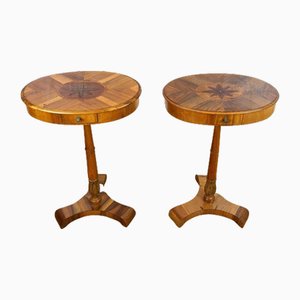 19th Century Biedermeier Side Tables, 1830s, Set of 2