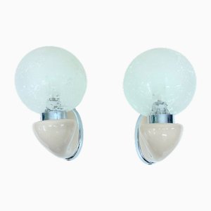 Wall Lamps by Luigi Colani for Villeroy & Boch, 1970s, Set of 2