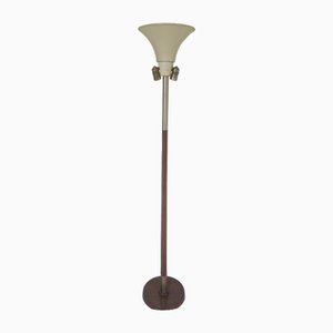 Modernist Wenge Floor Lamp by Willem Hendrik Gispen for Giso, 1950s