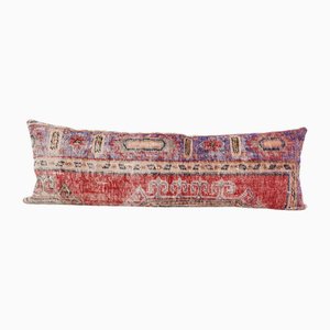 Long Wool Rug Lumbar Cushion Cover with Pastel Color