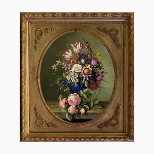 Carlo De Tommasi, Fiori Series Still Life, 2017, Oil on Canvas, Framed