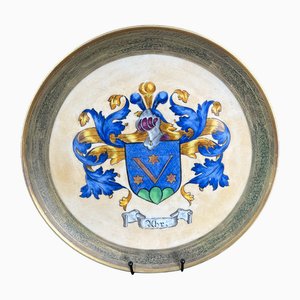 Ornamental Dish from Lagenthal and Nyon Martin, 1890s