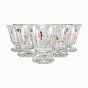 Vintage Liqueur Glasses by Anzolo Fuga, 1940s, Set of 6
