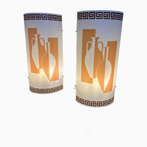 Lampada Leova vintage, anni '60, set di 2