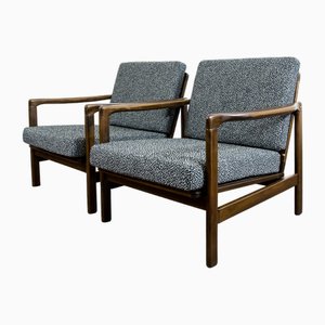 Set of Mid-Century Club Chairs by Zenon Bączyk, 1960s