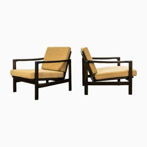 Mid-Century Stühle von Zenon Bączyk, 1960er, 2er Set