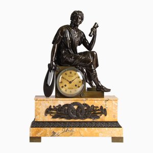 Reloj francés Virgilio el poeta, década de 1830