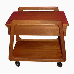 Teak Bar Cart from Sika Møbler, 1960s