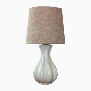 Lampada da tavolo vintage in gres di Upsala Ekeby, anni '50