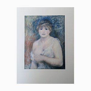 Pierre-Auguste Renoir, Retrato de Jeanne Samary, Litografía