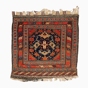 Antiker orientalischer Teppich mit Taschenfront, 1900er