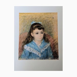 Pierre-Auguste Renoir, Portrait of a Girl, Lithograph