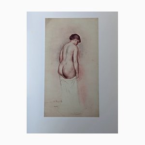 Pierre-Auguste Renoir, Desnudo desde atrás, Litografía
