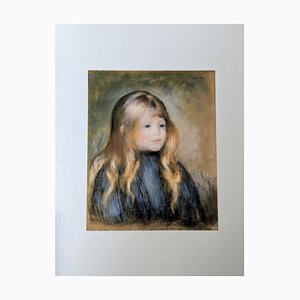 Pierre-Auguste Renoir, Porträt von Edmond Renoir, Lithographie