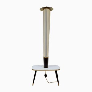 Lampadaire Rockabilly avec Table Flower, Allemagne, 1950s