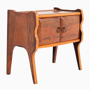 Skulpturaler italienischer Mid-Century Nachttisch/Schrank, 1950er