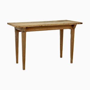 Tavolino rustico in pino, Svezia, XIX secolo