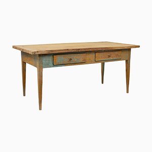 Mid 19th Century Swedish Pine Bakers Table