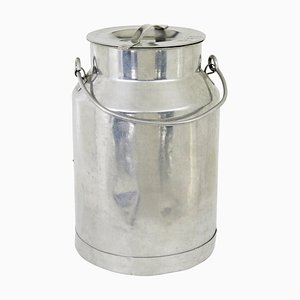 Mid-Century Stainless Steel Storage Vessel