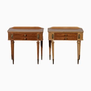 Tables de Chevet His/Hers, Italie, 1960s, Set de 2