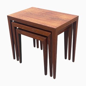 Dänische Vintage Satztische von Severin Hansen, 1964, 3er Set