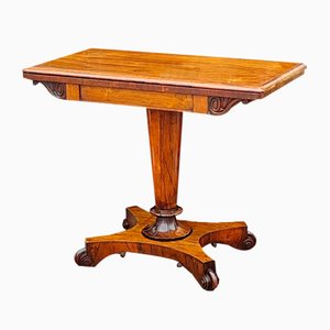 William IV Rosewood Card Table