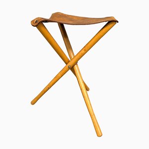 Vintage Folding Tripod Stool