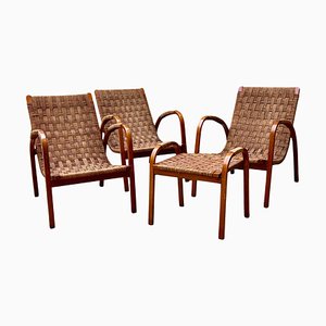 Living Room Set by G. Pagano Pogatschnig, Italy, 1940s, Set of 4