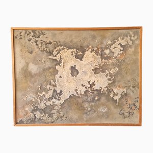 Dirk Huisken, Abstract Composition, 1960, Oil Painting, Framed