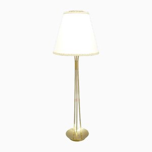Regency Stehlampe aus Messing von Deutsche Werkstätten, 1950er
