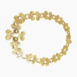 Collana con fiori in bronzo di Seppo Tamminen, anni '60