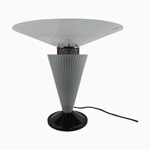 Postmoderne italienische Tischlampe aus Muranoglas im Stil von Umberto Riva, 1980er
