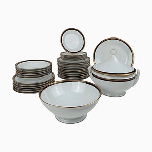 China Dinner Service attributed to Richard Ginori, 1980s, Set of 33